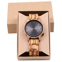 Load image into Gallery viewer, Natural bamboo wooden watch